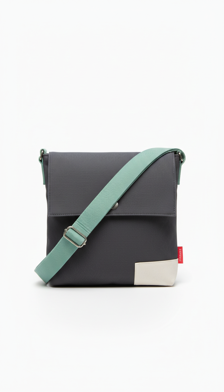 Colorblock Nylon Belt Bag